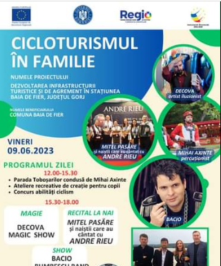 Baia de Fier: Cicloturism în familie