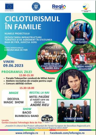 Baia de Fier: Cicloturism în familie