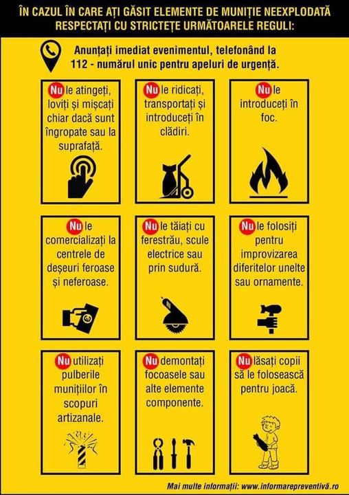 Târgu Jiu, Preajba: Muniție de război, distrusă astăzi de ISU Gorj