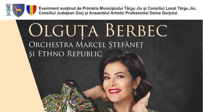 Spectacol extraordinar Olguța Berbec, astăzi, la Târgu Jiu