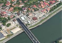 A fost finalizată asfaltarea podului de peste Jiu