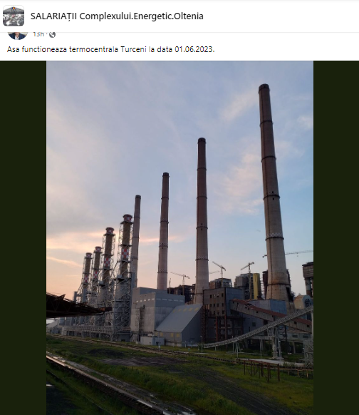 Termocentrala Turceni, pe ZERO!