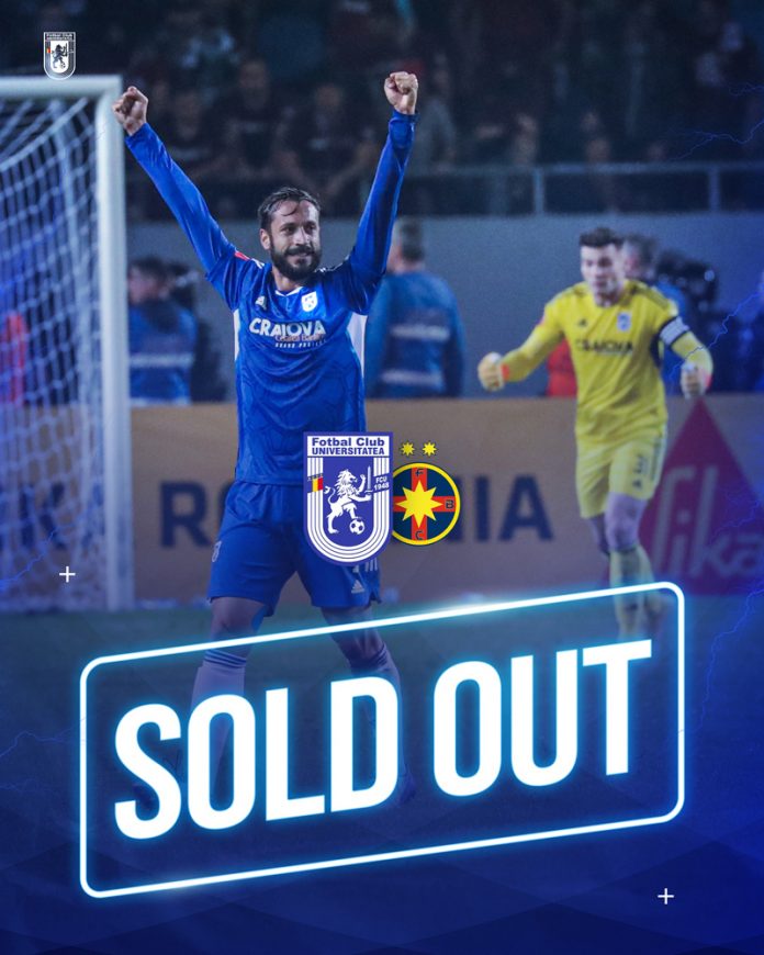 FCU – FCSB, cu casa închisă