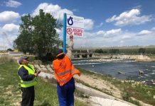 Scăldatul în Jiu este interzis!