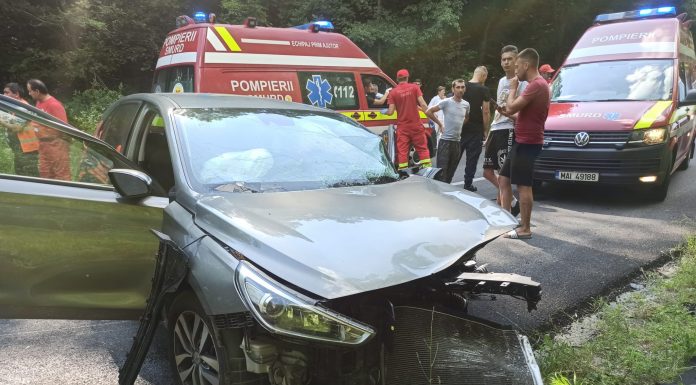 FOTO| Licurici: Accident grav, cinci victime între care și un copil