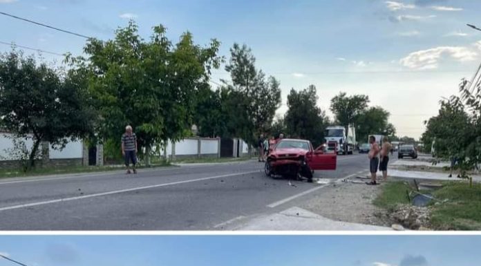 Bălești: Accident cu trei victime