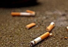 500 de lei amendă pentru un chiștoc aruncat pe jos