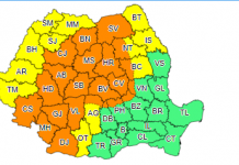 Cod portocaliu de vreme instabilă. ANM, mai multe atenționări