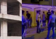 12 persoane, între care și copii, consumau droguri într-un bloc abandonat