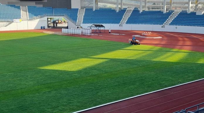 Cum arată gazonul de la Târgu Jiu înaintea meciului FCU Craiova – FCSB