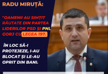 Deputatul USR, Radu Miruță: I-au blocat, i-au mințit, i-au pus pe drumuri pe mineri și energeticieni