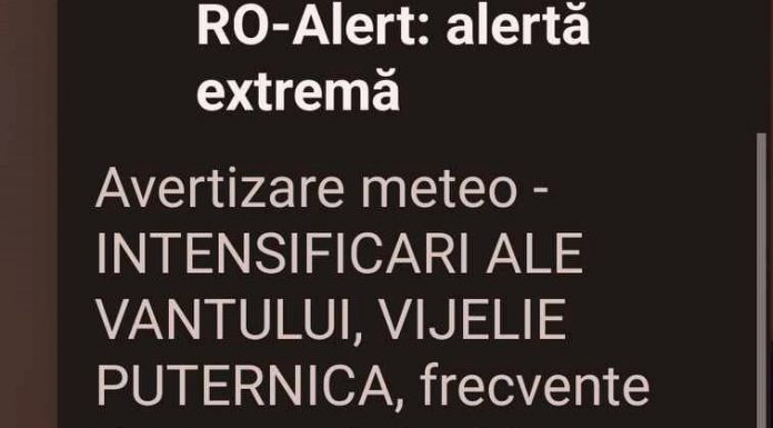 11:36 Ro -Alert: Vijelie puternică!