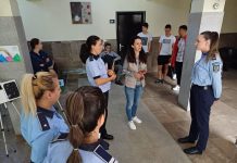 Acțiune a polițiștilor în tabăra de la Rânca