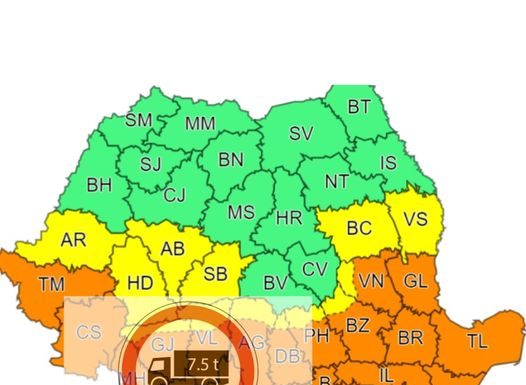 Restricții în trafic! Se topește asfaltul!