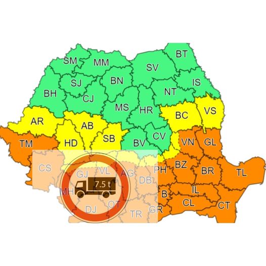 Restricții în trafic! Se topește asfaltul!