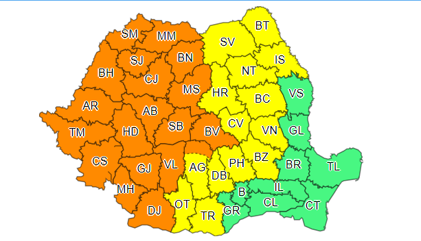 Cod portocaliu de vijelii