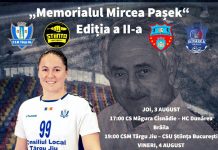 Joi începe Memorialul „Mircea Pașek”