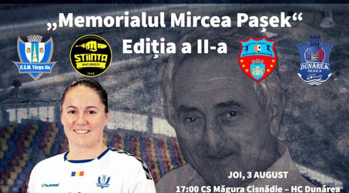 Joi începe Memorialul „Mircea Pașek”