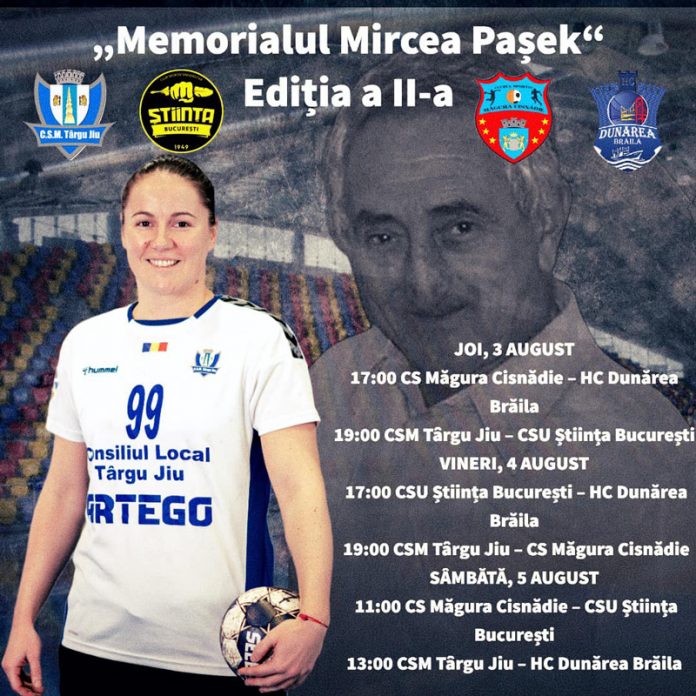 Joi începe Memorialul „Mircea Pașek”