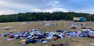 Mormane de haine, încălțăminte și mizerii rămase în bâlciul de la Tismana!