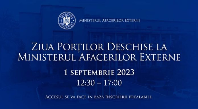Ministerul Afacerilor Externe organizează Ziua Porților Deschise