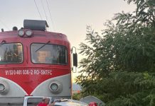 Tetila: Un bărbat a murit în mașina lovită de tren