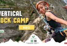 Tabără de escaladă pentru copii, la Baia de Fier