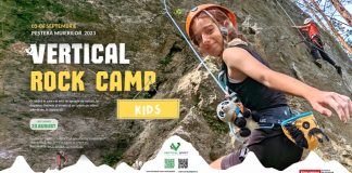 Tabără de escaladă pentru copii, la Baia de Fier