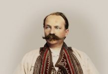 Fotografii cu Dincă Schileru și vechi straie gorjenești, expuse la Muzeul Național al Țăranului Român