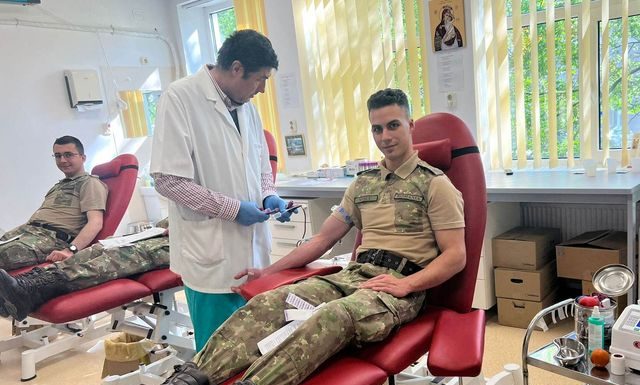 Și MApN susține campania de donare de sânge pentru victimele exploziilor de la Crevedia