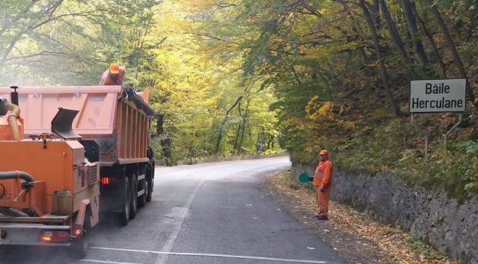 Încep lucrările pe DN 67D Valea Cernei – Băile Herculane