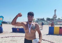 Alexandru Beșliu, argint la CN de Lupte pe Plajă