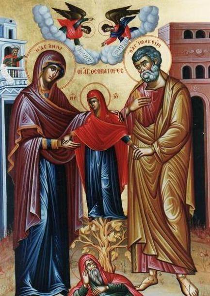 Sfinții Părinți ai Maicii Domnului, Ioachim și Ana, sărbătoriți la 9 septembrie