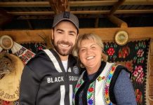 Actor din serialul Clanul, în vizită la Stâna Ștefanu