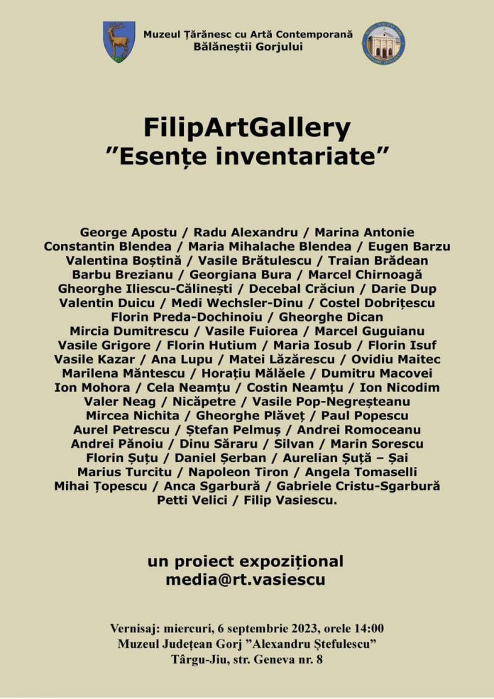 Mâine, vernisaj la Muzeul Județean Gorj