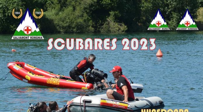 Salvamont organizează un exercițiu de salvare subacvatică