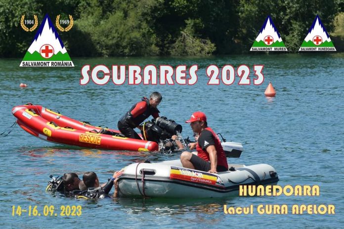 Salvamont organizează un exercițiu de salvare subacvatică