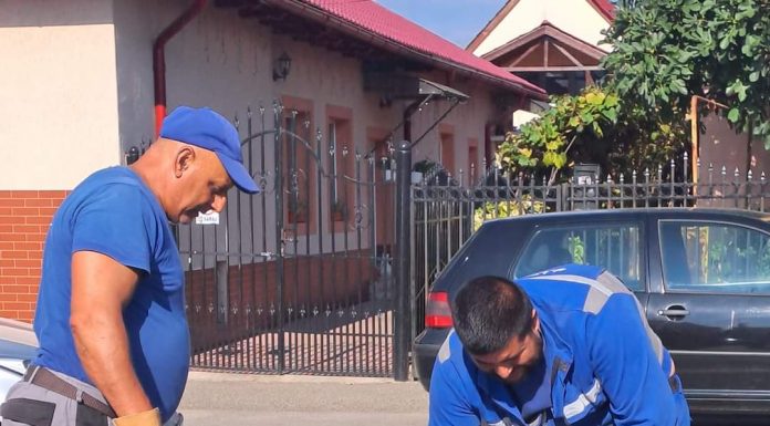 Căminele de apă de pe două străzi din Târgu Jiu, igienizate de echipele Aparegio