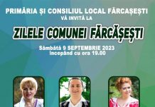 Spectacol folcloric, mâine, la Zilele Comunei Fărcășești