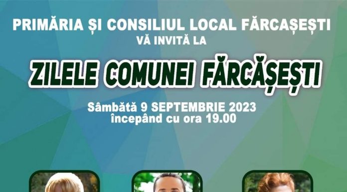 Spectacol folcloric, mâine, la Zilele Comunei Fărcășești