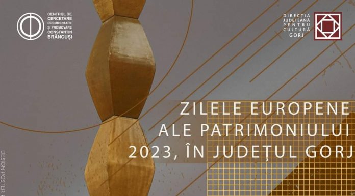 Zilele Europene ale Patrimoniului, marcate, mâine, la Târgu Jiu