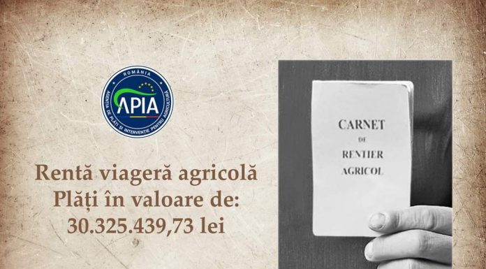 APIA a demarat plata rentei viagere