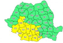 Cod galben de ploi, în Gorj