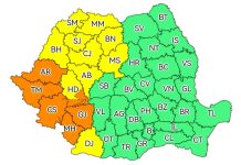 Gorjul, sub cod portocaliu de ploi