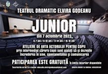 Teatrul ,,Elvira Godeanu” va începe atelierele de arta actorului