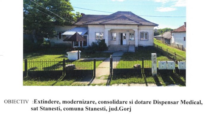 Dispensarul de la Stănești va fi extins și modernizat