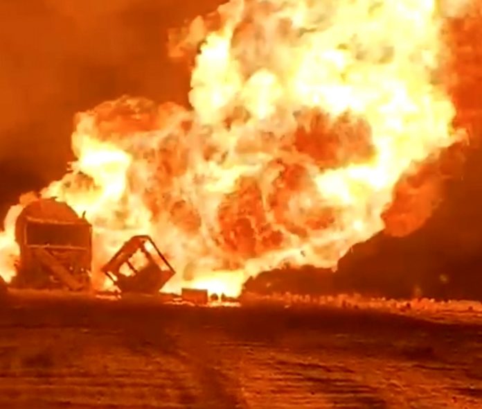 Explozie la magistrala de gaze! Patru oameni au murit