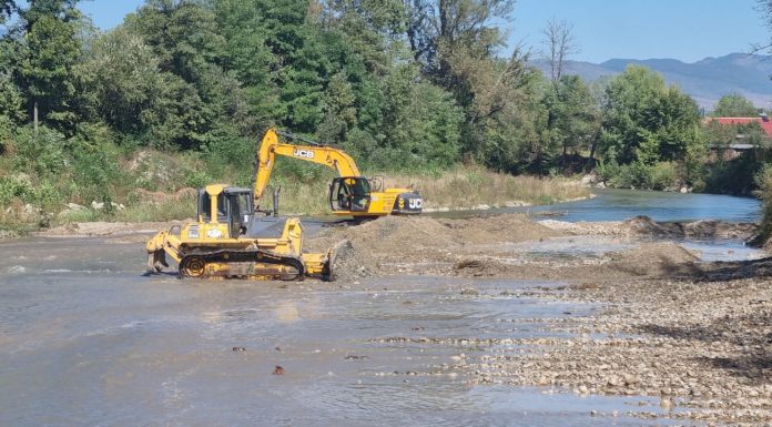 Pârâul Jaleș, decolmatat după viiturile din vară