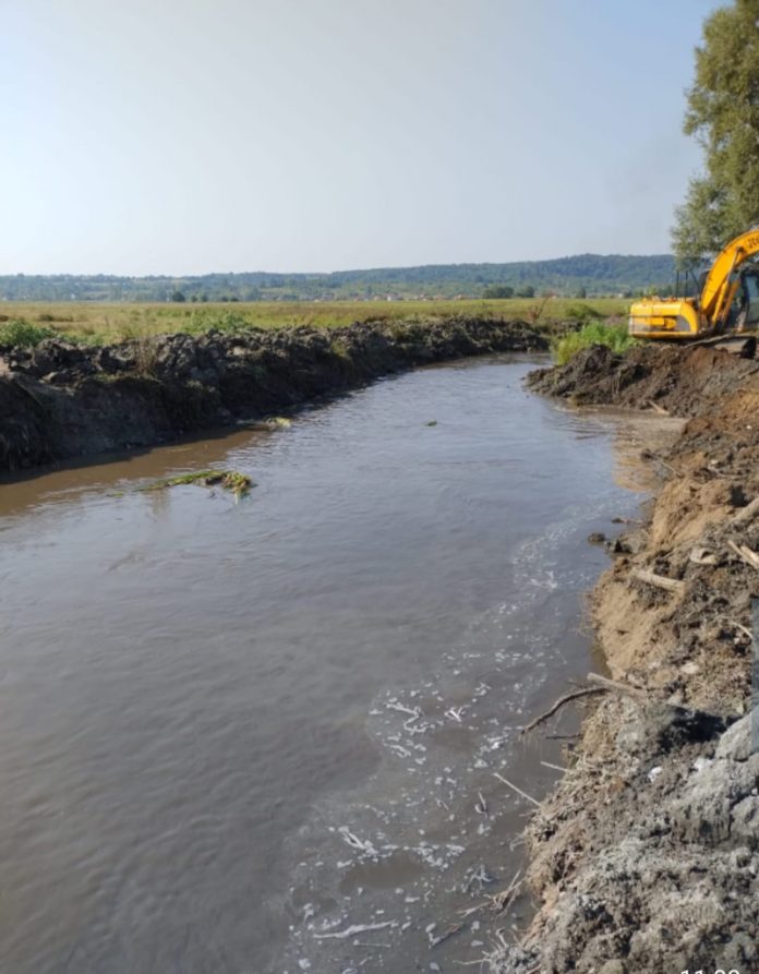 Se fac intervenții pentru evitarea producerii de noi viituri pe pârâul Orlea