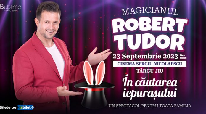 Un nou spectacol de magie sub bagheta lui Robert Tudor, la Târgu-Jiu